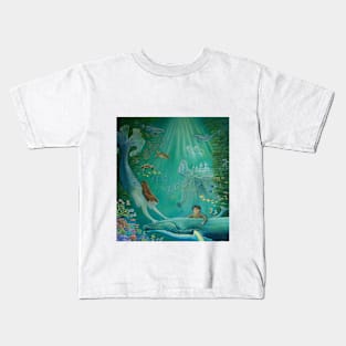 Beyond the reef to Atlantis Kids T-Shirt